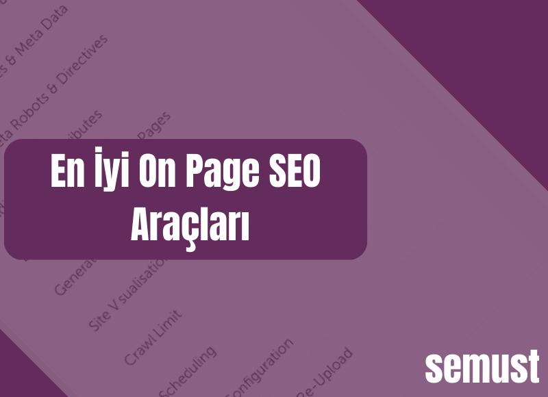 En iyi on page seo araçları